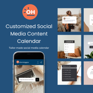 Customized Social Media Content Calendar